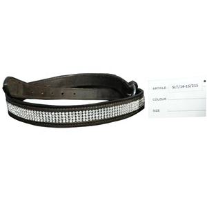 Cinturón de montar de cuero genuino de primera calidad, cinturón ecuestre brillante. - Product Image 6