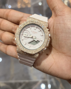 Reloj Unisex Shreeji Jewels de Acero Inoxidable Blanco con Bisel de Cristal, Movimiento Mecánico, GPS, Alta Calidad, Resistente al Agua 3BAR, 42mm - Product Image 1
