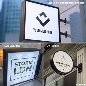 <b>Custom</b> Round LED Hanging Acrylic Lightbox Menu <b>Sign</b> for Cafe, Restaurant & Shop Entrance - Product Image 5