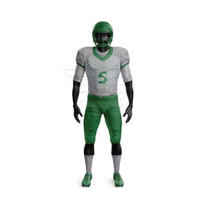 Uniforme de Fútbol Americano de Estilo Único, Transpirable, de Alta Calidad, 100% Poliéster, Colores y Logotipos Personalizados, Diseño Personalizado, Servicio OEM - Product Image 2
