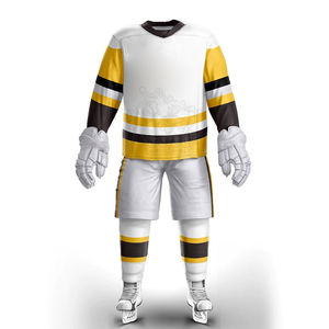 Uniformes de Hockey sobre Hielo para Adultos, Fabricados en Pakistán, 100% Poliéster, Ecológicos, de Secado Rápido, Transpirables y Personalizables - Product Image 1