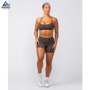 Shorts Deportivos para Mujer, Ligeros, Ecológicos, Elegantes, Transpirables, con Tela Ultrasuave, Cintura Cero, para Gimnasio y Fitness - Product Image 2