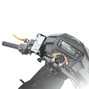 Soporte para teléfono anticaída para motocicleta, suspensión magnética, diseño amortiguador, nailon duradero de acero inoxidable para uso en movimiento - Product Image 1