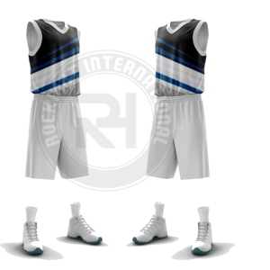 Uniforme de basket-ball classique en polyester, construction légère et durable, confort optimal, conçu pour les sports d'équipe et les performances sportives - Product Image 5