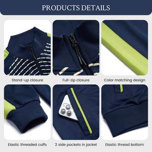 ชุดวอร์มสองชิ้นสำหรับผู้ชายชุดวอร์มแขนยาวสำหรับผู้ชาย - Product Image 5