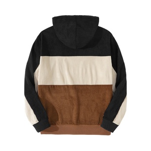 Customized High Quality Knitted Lined Anti-Wrinkle Fleece Hoodies Men 100% Cotton Blended breathable Pullover Hoodies - Product Image 2