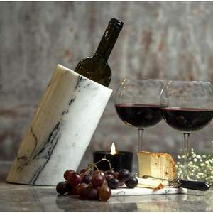 Soporte para Botellas de Vino de Mármol Hecho de Mármol Natural de Alta Calidad, Diseñado para un Aspecto Elegante y Premium, Cuerpo Resistente, Pesado y Duradero - Product Image 5