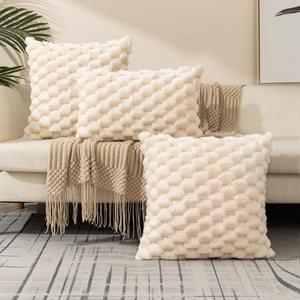 50x50cm Velvet Cushion <b>Cover</b> Square <b>Throw</b> Pillow Solid Color <b>Bed</b> Cushion Lumbar Pillow for Living Room Home Decor Wholesale - Product Image 4