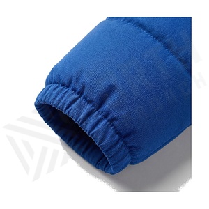 Hooded Quilted Waterproof <b>Bubble</b> Jacket Black Full Sleeve Winter Windproof Cotton Shell Knitted Fabric Polyester Filling Stand - Product Image 6