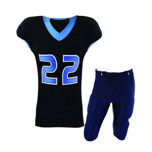 Uniforme de football américain personnalisé 2023 avec logo, jersey de football respirant en polyester, taille plus, couleur personnalisée, sublimation - Product Image 3