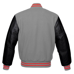OEM Men’s Anti-Wrinkle Pro-Style Custom Varsity <b>Jacket</b> Casual Slim-Fit Zipper <b>Jacket</b> with Stand Collar - Product Image 4