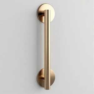 Modern Brushed Gold Cabinet Handles T <b>Bar</b> Zinc Alloy Drawer <b>Pulls</b> Square Kitchen Cupboard Wardrobe Door Hardware Lever - Product Image 3