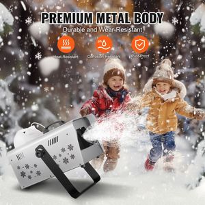 Macchina per Neve 1500W ad Alta Produzione, Generatore di Fiocchi di Neve con Serbatoio d'Acqua da 5L, 2 Telecomandi, Batteria ad Alta Potenza - Product Image 5