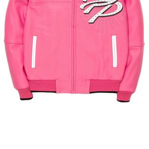 Chaqueta de cuero Pelle de invierno para hombre, elegante, en todas las tallas, con logotipo personalizado y etiqueta privada, chaqueta de cuero con cremallera. - Product Image 4