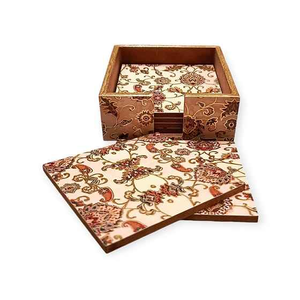 Posavasos Meena de Alta Calidad, Forma Personalizada, Pintado a Mano, Hecho por Blossom Craft India - Product Image 1