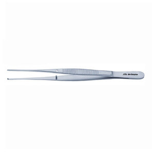 2X3 Teeth Straight 12.5 cm Precision Surgical Grasping Instrument Fine Tissue Handling Semken Delicate Tissue Forceps - Product Image 1