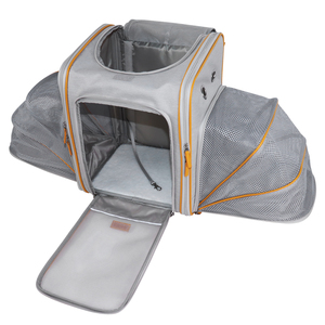 Bolsa de mano portátil con cierre de cremallera pequeña cinturón de seguridad gato perro cojín suave portador de mascotas viaje al aire libre llevar mochila de hombro - Product Image 1