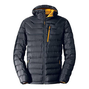 เสื้อแจ็คเก็ตพัฟเฟอร์ระบายอากาศได้ดี น้ำหนักเบา อุ่นสบาย มีฮู้ด สวมใส่สบายๆ สำหรับผู้ชาย - Product Image 1