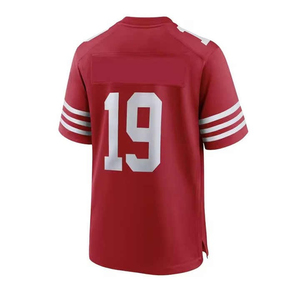 Maillots de football américain rétro personnalisés OEM/ODM imprimés par sublimation, 100 % polyester, manches courtes, anti-humidité - Product Image 6
