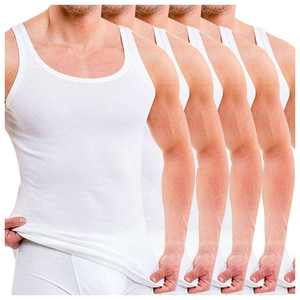 Camiseta Deportiva sin Mangas, Clásica, de Algodón Puro para Hombre - Product Image 2