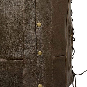 Chaleco de Cuero para Hombre de la Mejor Calidad y Diseño, Chaleco de Cuero Duradero al Mejor Precio, Chaleco de Cuero con Talla Personalizada - Product Image 5