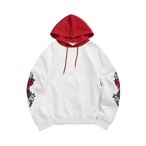 เสื้อฮู้ดดี้ปักลายสำหรับผู้ชาย น้ำหนักเบา ผ้าฝ้ายฟลีซ 100% ระบายอากาศดี ขายดี กำลังเป็นที่นิยม มีจำหน่ายในราคาขายส่ง รับสกรีนโลโก้ - Product Image 1