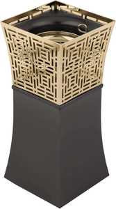 Brûleur à Bakhoor Moderne en Métal Gris, Encensoir Arabe en Maille Argentée, Encensoir à Oud en Forme de Cône, Décoration de Table pour Ramadan et Aïd, Vente en Gros - Product Image 3