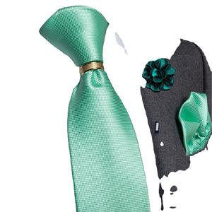 Corbatas de boda a rayas ajustadas formales para hombre 100% seda elegante transpirable 2,5 pulgadas novio Gravata - Product Image 2