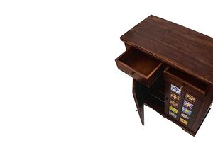 Meuble à chaussures en bois massif Sheesham MADE WOOD avec étagères de rangement, étagère à chaussures en bois et organisateur d'entrée pour la maison - Product Image 6