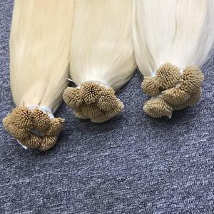 Vente en gros de haute qualité 100% naturel brut vierge blond vietnamien extensions de cheveux humains ITip faisceaux de VQ Company - Product Image 6