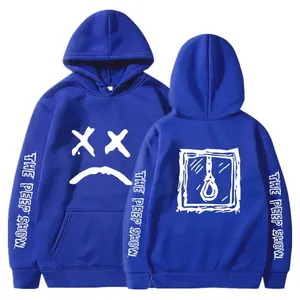 Custom Oversized Graphic Hoodie Womens <b>Skeleton</b> Rose Print Heavyweight Fleece Pullover Sweatshirt Y2K Vintage Streetwear Hoodies - Product Image 3