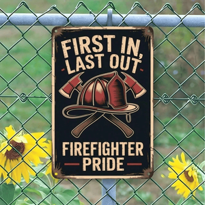 CIFbuy Letrero de Aluminio Vintage de 8x12 Pulgadas con Diseño de Bombero para Hogar, Bar, Garaje, TikTok, para Categoría de Placas de Servicio de Recogida Temu - Product Image 4