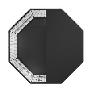 Corral Metálico Plegable de 8 Paneles Expandible para Perros con Cubierta Superior y Base Acolchada de 24" de Altura, Valla para Mascotas para Interiores, Jaula para Cachorros - Product Image 2