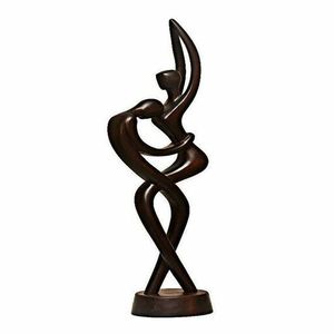 Escultura de aluminio fundido hecha a mano diseñada como un elegante elemento decorativo para espacios de vida contemporáneos. - Product Image 1