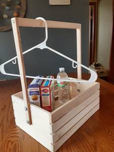 <b>Rectangular</b> Wooden Eco-Friendly Modern <b>Storage</b> <b>Basket</b> Handles Heavy Duty Organizer for Pantry Countertop Cabinet Shelf <b>Storage</b> - Product Image 2