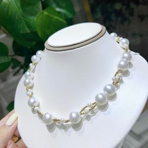 สร้อยคอมุกดำธรรมชาติรูปตัว Y พร้อมหัวเข็มขัด ดีไซน์ทันสมัยและหลากหลายสไตล์  ประเภทสินค้ามีตำหนิเล็กน้อย - Product Image 5