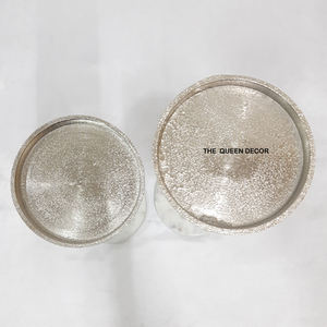 Porte-bougie en aluminium moulé, style équestre, plaqué argent, sur pied, modèles en promotion - Product Image 6