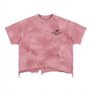 เสื้อยืดทรงบ็อกซี่ ยูนิเซ็กส์ แบรนด์ Trade Excel Impex รุ่น Custom Label แต่งขอบดิบ สไตล์สตรีทแวร์ ผ้าฝ้าย 100% ระบายอากาศได้ดี แห้งเร็ว - Product Image 6