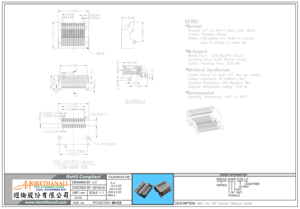Conector Mini SAS 26P 90 SMT MSAS-SWP-026 - Product Image 2