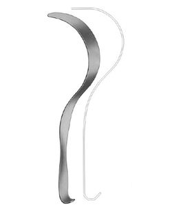 Spatules pulmonaires Deaver |   Manuel Premium en acier inoxydable - Product Image 1