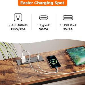 Consolle da 70 Pollici con Stazione di Ricarica e Presa Elettrica per Ingresso o Divano, Design Salvaspazio - Product Image 4