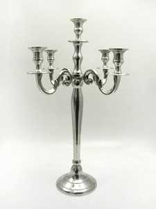 Candelabro de metal de 5 brazos estilo europeo, artículos de exhibición para mesa, centro de mesa, decoración para el hogar, suministros para gestión de eventos, MOQ bajo - Product Image 2