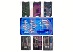 BISONS Wholesale Manual Orthopedic Mini Titanium Locking Plate Set |   Implants et instruments chirurgicaux pour traumatismes osseux - Product Image 2