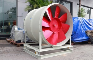 พัดลมแกนหมุนแบบไดเร็คไดรฟ์ ความต้านทานสูง รุ่น APL-8-14D ผลิตในเวียดนาม ประหยัดพลังงานสูง ผลิตจากเหล็ก SS400 ขนาด 400-1500 มม. รับสั่งทำตามความต้องการ - Product Image 3