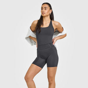 Pantalones Cortos de Yoga de Cintura Alta con Efecto Push-Up y Logo Personalizado para Mujer, Ideales para Gimnasio y Running - Product Image 3