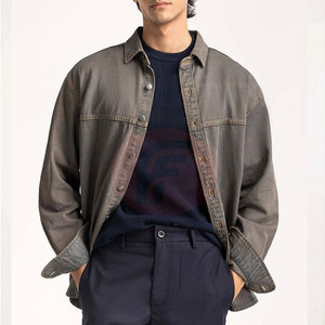 Winter Faux <b>Suede</b> Shacket Standard Button Front Overshirt Windproof Breathable Warm Comfortable Long Sleeve Casual <b>Jacket</b> - Product Image 4