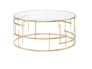 Coffee <b>Table</b> Living Room Furniture Set Fancy Design Glass Coffee <b>Table</b> Apartment Hotel Room - Product Image 3