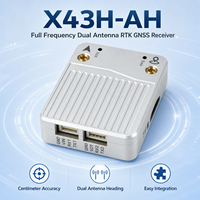 Récepteur GPS RTK GNSS multi-fréquences compatible GLONASS/GALILEO/BDS/QZSS, indice de protection IP54, température de fonctionnement de -45 à 75°C, pour voitures et réseaux COM
