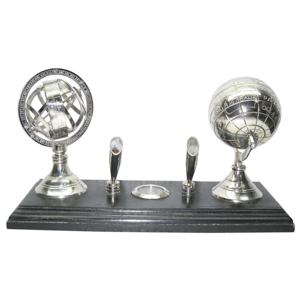 Globe en laiton de haute qualité avec artisanat indien de luxe au design antique vintage pour la décoration intérieure utilisation murale article de cadeau de noël - Product Image 1