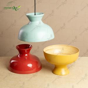 Abat-jour en bambou naturel tissé à la main, abat-jour suspendu en bambou de qualité supérieure pour un intérieur moderne et luxueux - Product Image 2